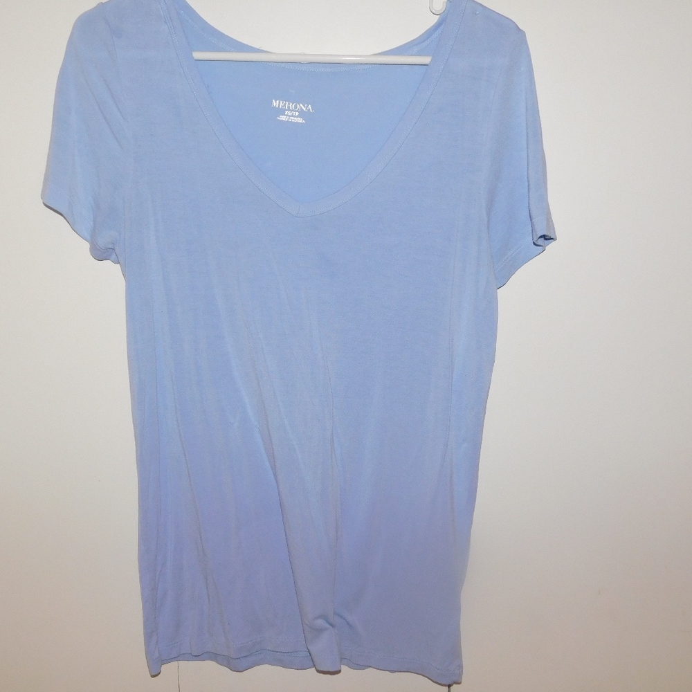 periwinkle v-neck